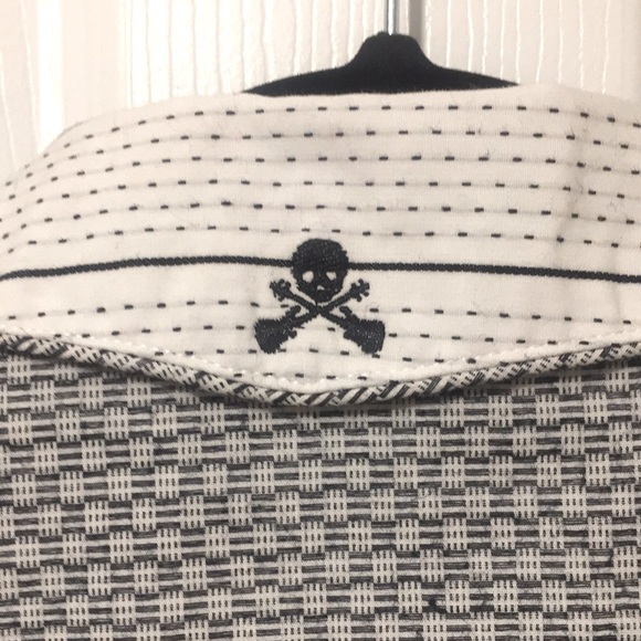 Men’s shirt “Rock Roll n Soul” size L, white/black - Picture 14 of 17